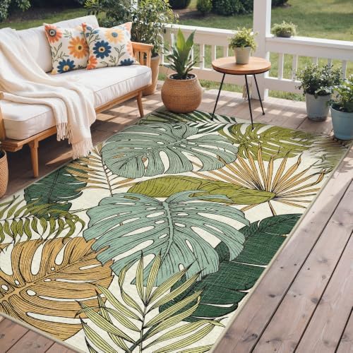 GENIMO 5x8 Outdoor Rug, Washable - Image 5