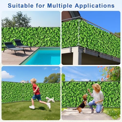 UPGRADE 3'x32'Customized PVC Privacy Fence Screen - Image 6