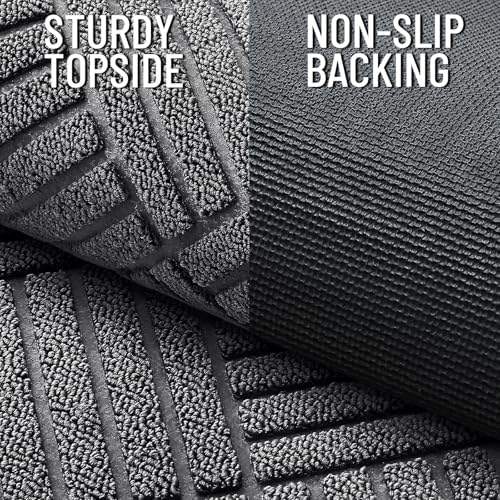 OLANLY Front Door Mat Outside Entrance 33x21, Waterproof Heavy-Duty Doormat - Image 4