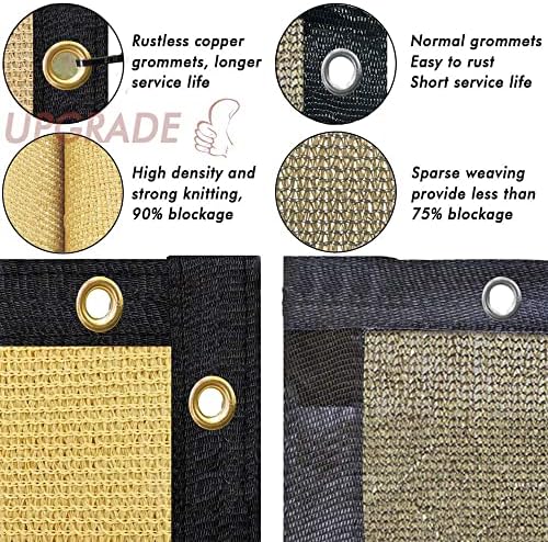 UPGRADE Privacy Screen Fence 8' x 50' Commercial Shade Cover - Image 5