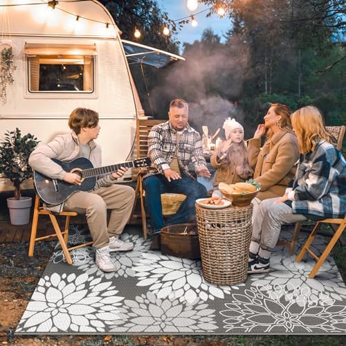 LuxStep Outdoor Rug Outdoor Plastic Straw Rug Patio Mat Large Area Rug Outdoor - Image 3