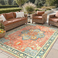 GENIMO 8x10 Outdoor Rug, Washable Quick Dry by GENIMO