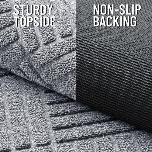 OLANLY Front Door Mat Outside Entrance, Waterproof Heavy-Duty Doormat - Image 5