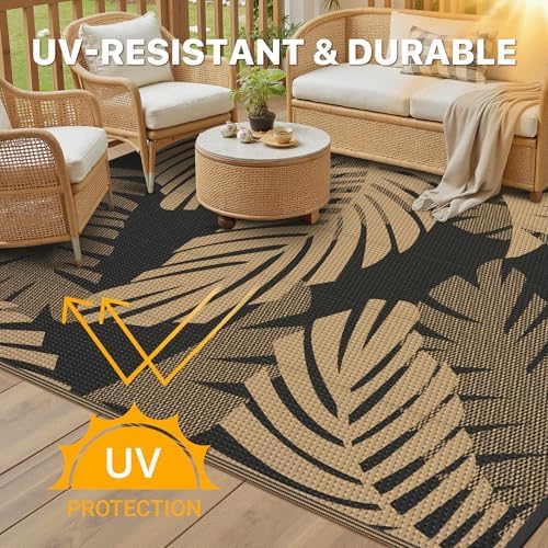 GENIMO Outdoor Rug, Waterproof Plastic Rugs - Image 4