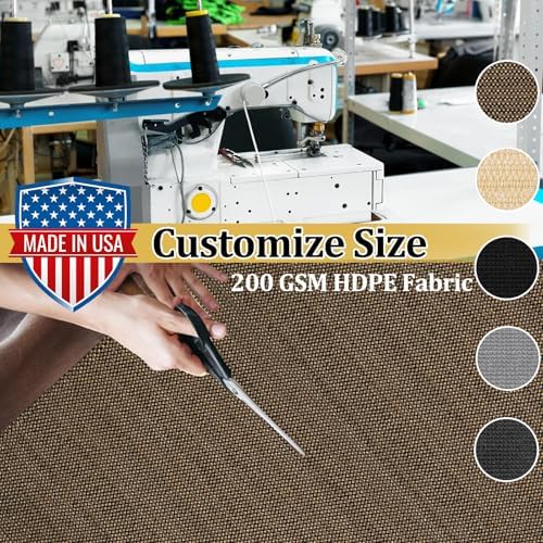 Shade&Beyond Customized Size 8' X 23' Shade Cloth - Image 3