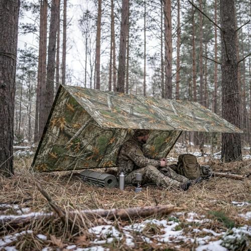 Heavy Duty 4 Mil Tarp Cover Waterproof UV Resistant Tarpaulin Used - Image 5