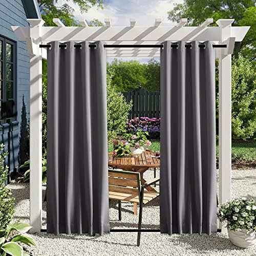 NICETOWN 2 Panels Outdoor Curtains by NICETOWN