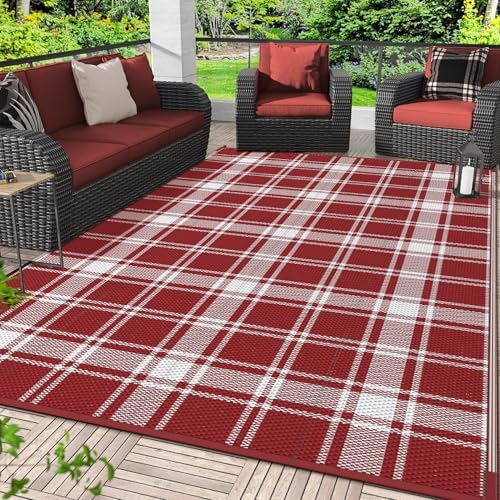 GENIMO Outdoor Rug, Waterproof Plastic Rugs by GENIMO