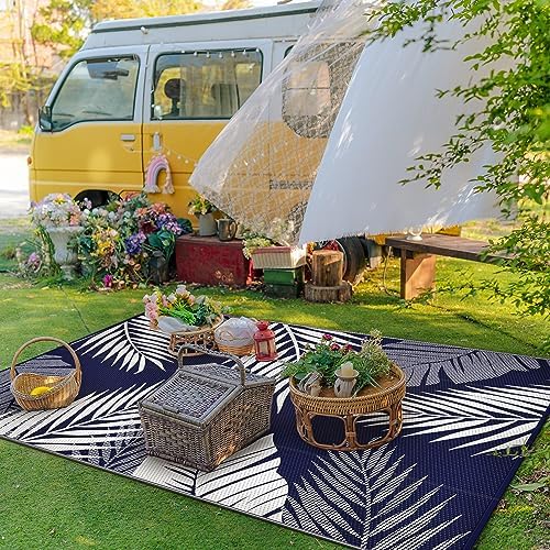 GENIMO Outdoor Rug, Waterproof Plastic Rugs - Image 3