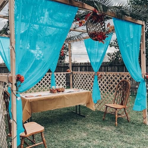 youleyar Sheer Outdoor Curtains - Image 2