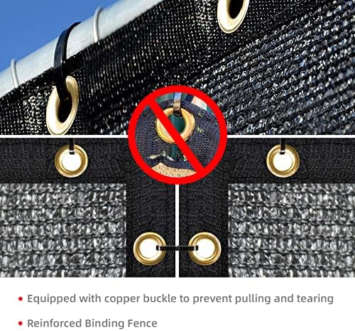 KANAGAWA 6ft x79ft Balcony Privacy Screen Fence, 90% Blockage Heavy Duty 175 - Image 5