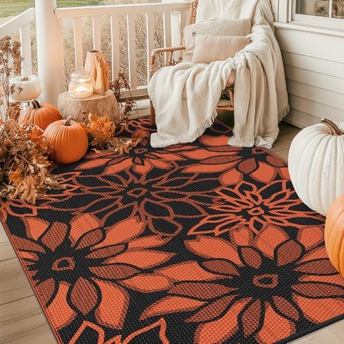 GENIMO Outdoor Rug Waterproof for Patio Decor, Large Area Rugs Mats for RV - Image 4