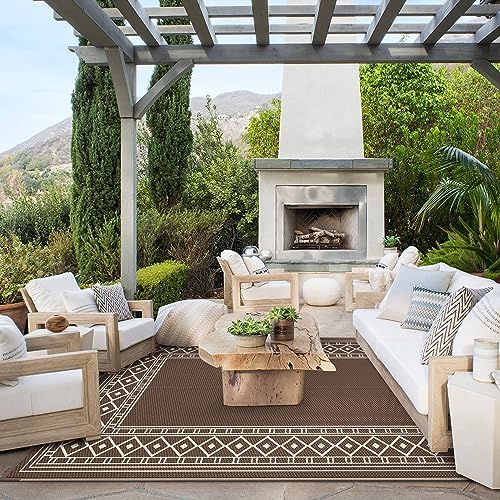 GENIMO Outdoor Rug, Waterproof Plastic Rugs - Image 2