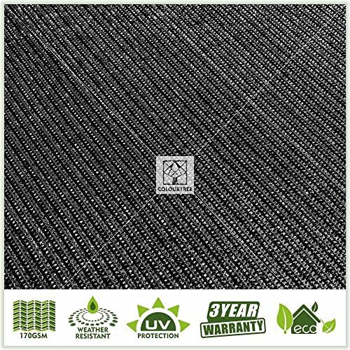 ColourTree Customized Size 6' x 41' Black Fence Screen Privacy Screen - Image 6